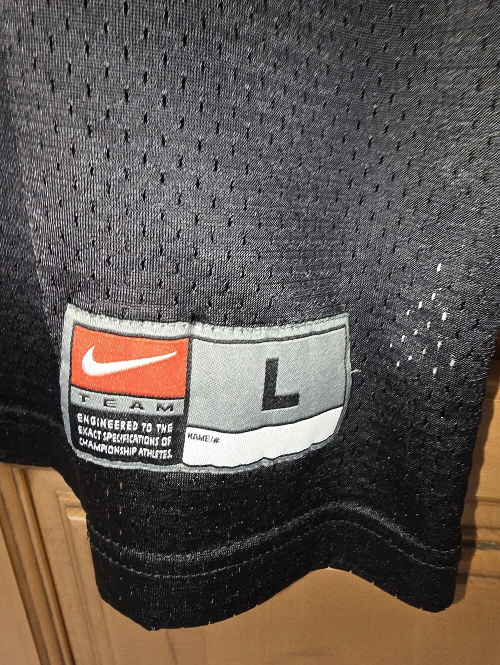 Nike Black and Yellow Men's Football Jersey #36 Bettis